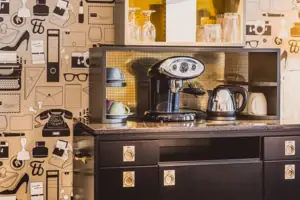 Coffee machine Coffee machine on a counter