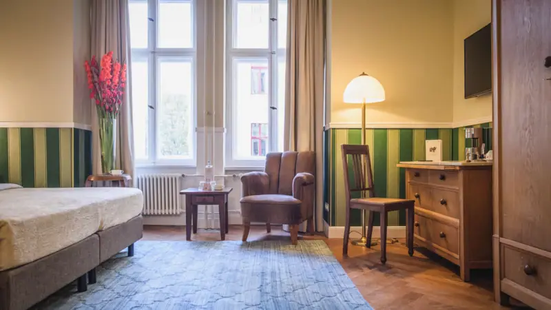 HENRI Berlin Room Room view bed wooden furniture