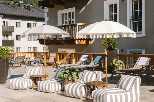 Terrace Terrace with chairs and parasols