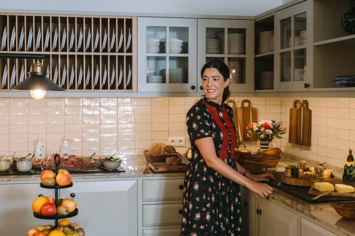 Susanne at HENRI Kitzbühel Susanne Grill, Hotel Director HENRI Country House Kitzbühel