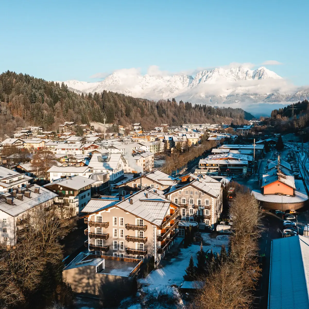 HENRI Kitzbühel Snowy cityscape outdoors