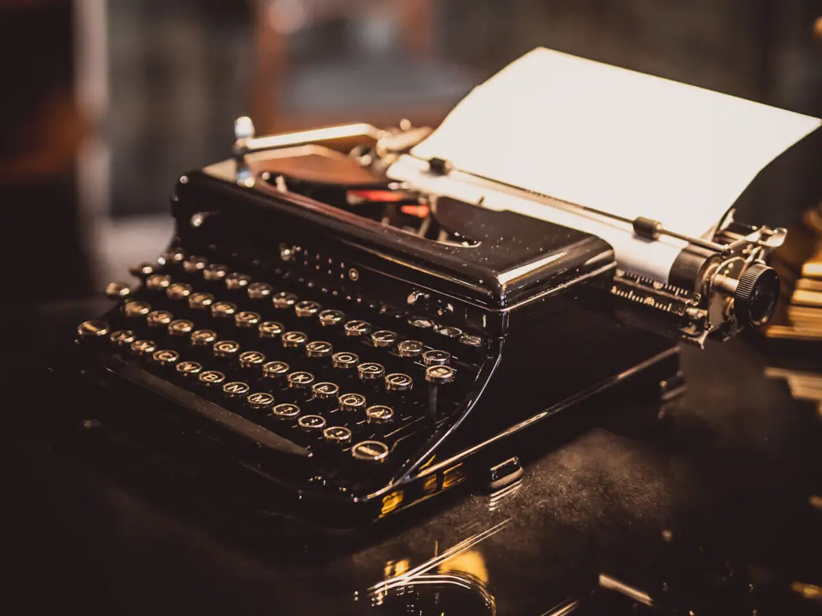 Typewriter Typewriter on a table