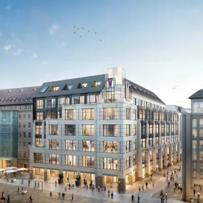 HENRI Hotel Leipzig The exterior view of the future HENRI Hotel Leipzig.