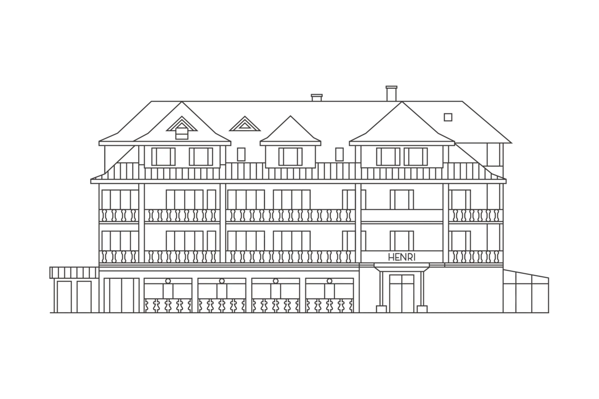 Illustration of the HENRI Garmisch-Partenkirchen Drawing of the HENRI Garmisch-Partenkirchen